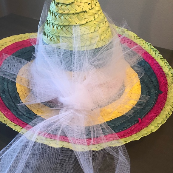💍 Custom made Bride sombrero & Fiesta tank 💍 - Picture 5 of 5